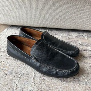 Banana Republic Black Leather Loafers
